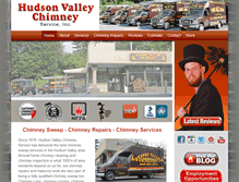 Tablet Screenshot of hudsonvalleychimney.com
